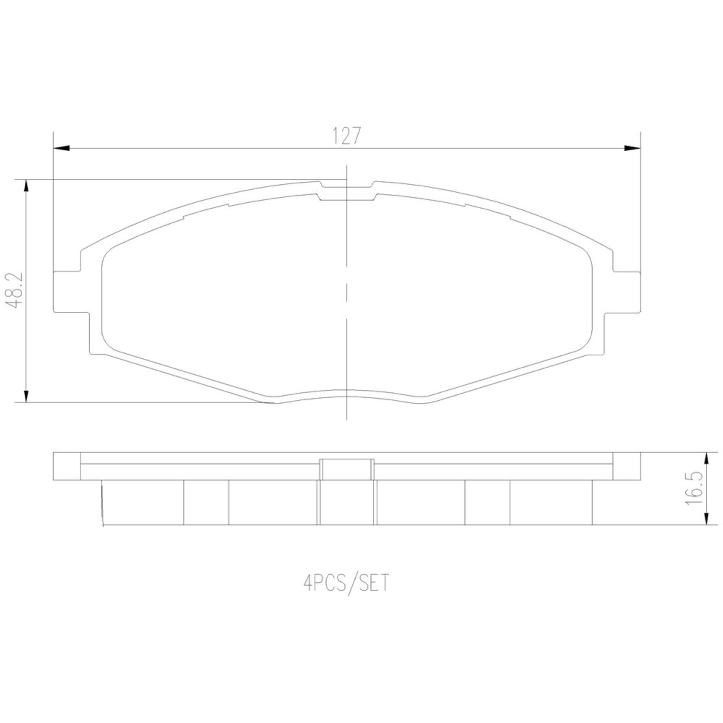 Balatas De Freno Delantera Para Pontiac Matiz 2004-2010