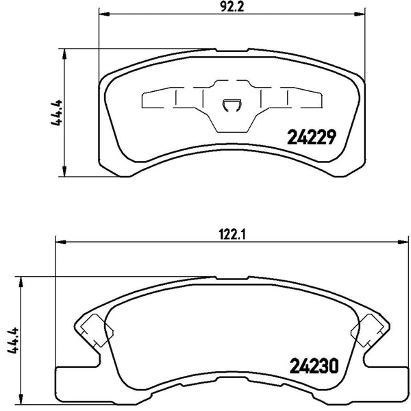 Balatas De Freno Delantera Para Mitsubishi Mirage 2015-2020