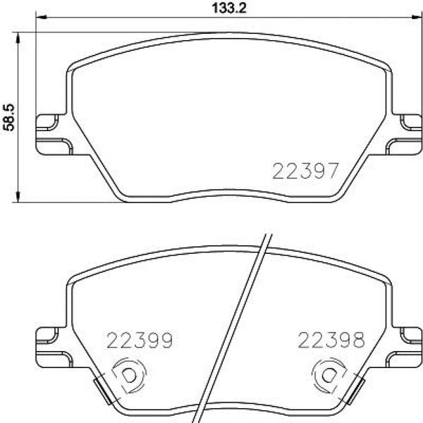 Balatas De Freno Delantera Para Dodge Neon 2017-2018