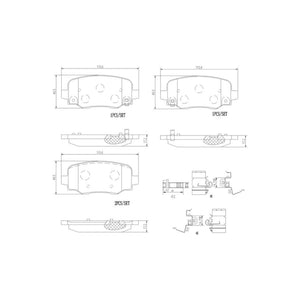 Balatas De Freno Trasera Para Jeep Renegade 2015-2020