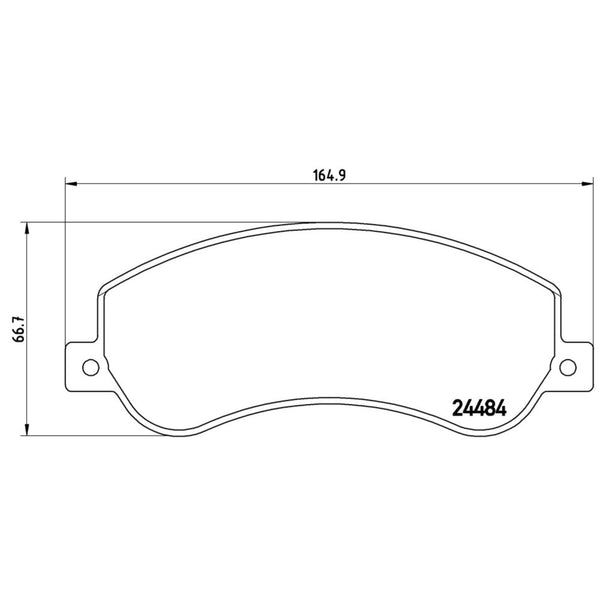 Balatas De Freno Delantera Para Ford Transit 2007-2014