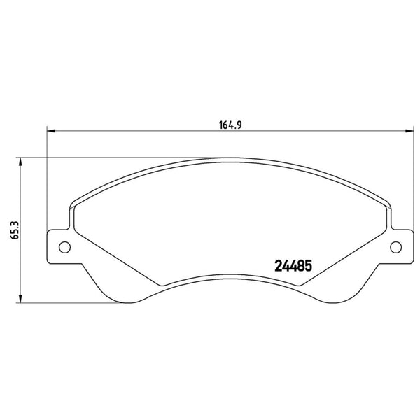 Balatas De Freno Delantera Para Ford Transit 2007-2014