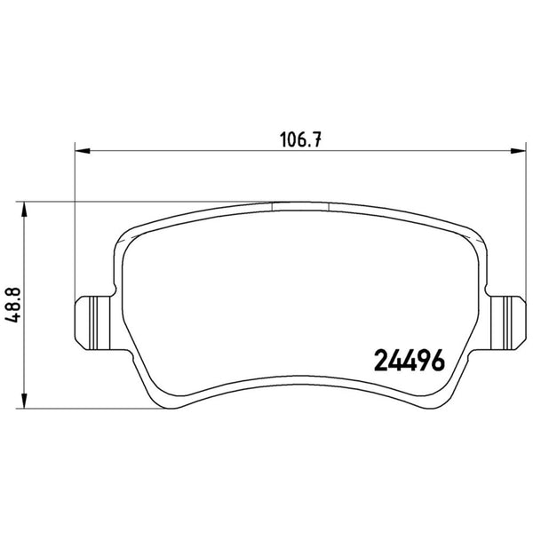 Balatas De Freno Trasera Para Land Rover Lr2 2008-2014