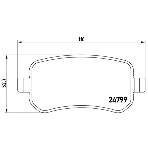 Balatas De Freno Trasera Para Ford Freestar 2004-2007