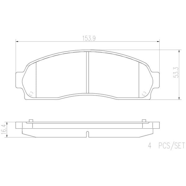 Balatas De Freno Delantera Para Ford Explorer 2002-2005