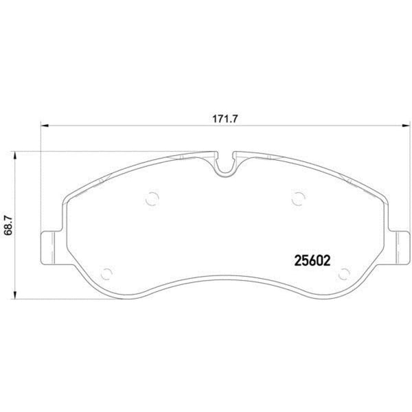 Balatas De Freno Delantera Para Ford Transit 2015-2022