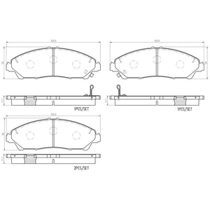 Balatas De Freno Delantera Para Acura Mdx 2014-2020