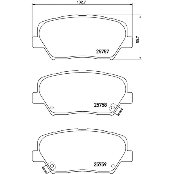 Balatas De Freno Delantera Para Kia Sorento 2016-2020