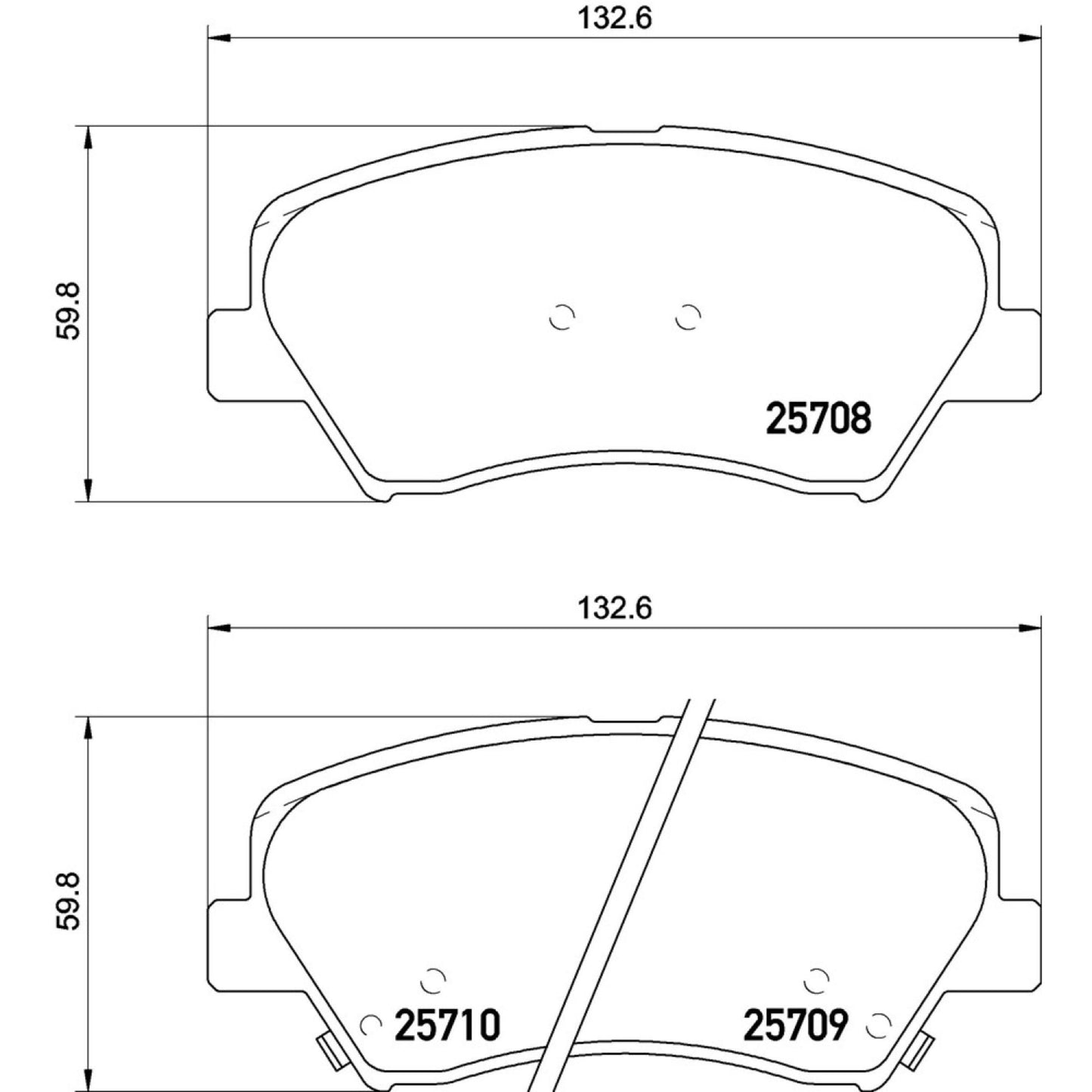 Balatas De Freno Delantera Para Hyundai Elantra 2011-2016