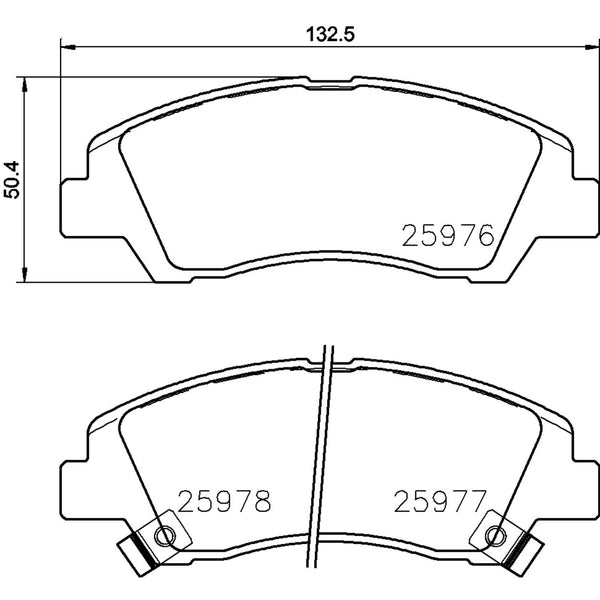 Balatas De Freno Delantera Para Hyundai Grand I10 2015-2019