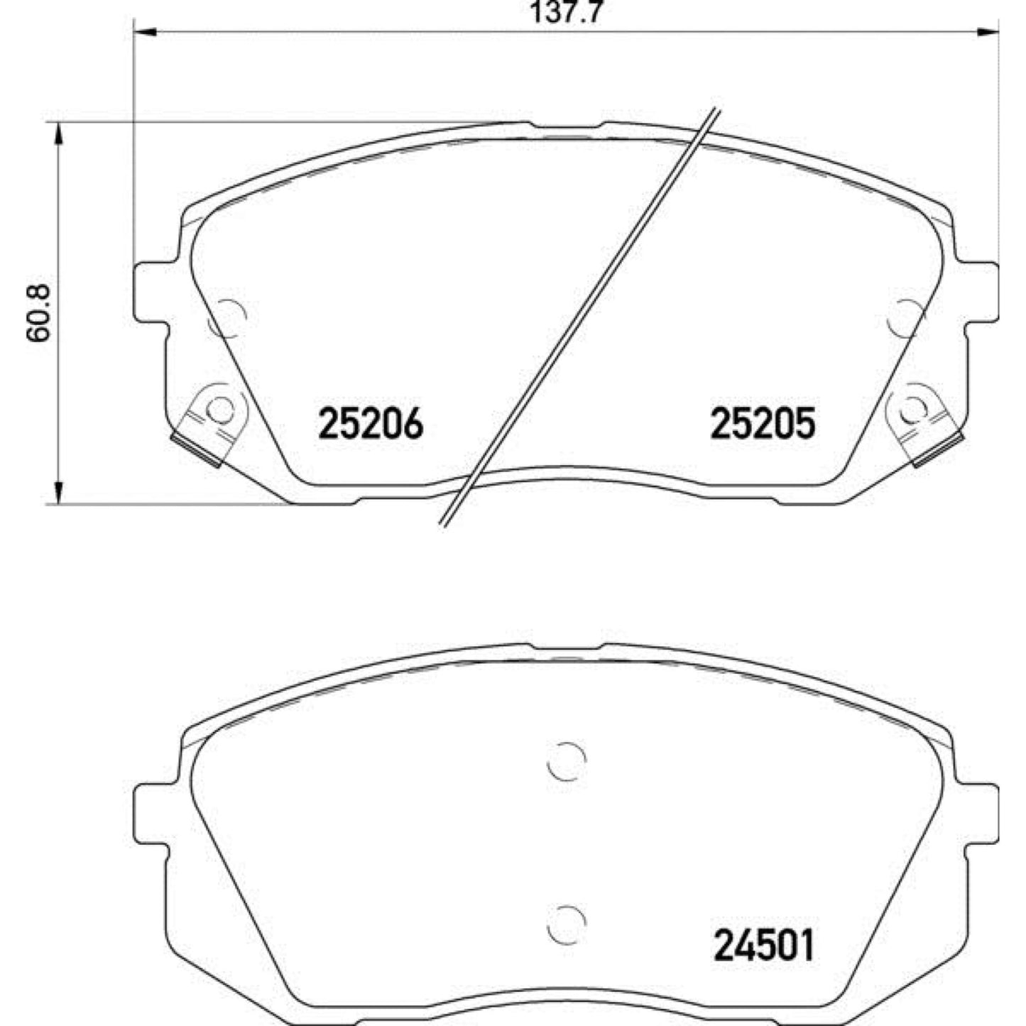 Balatas De Freno Delantera Para Kia Soul 2017-2019