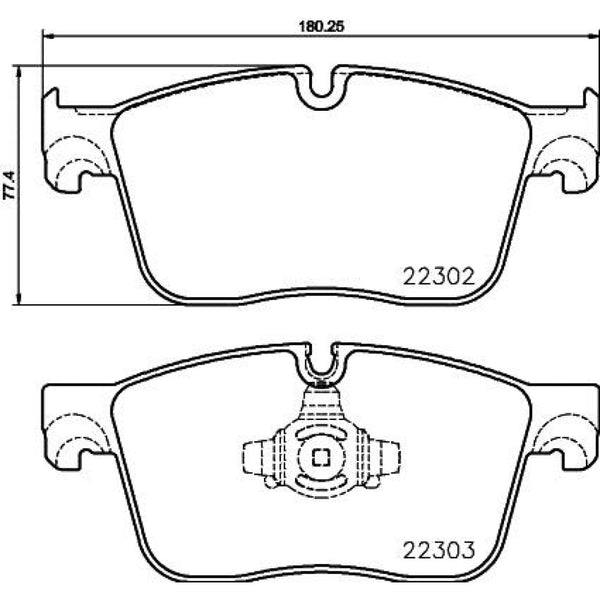 Balatas De Freno Delantera Para Jaguar Xf 2016-2018