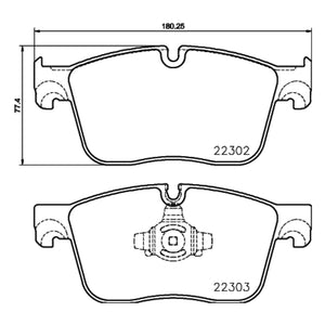 Balatas De Freno Delantera Para Jaguar Xf 2016-2018