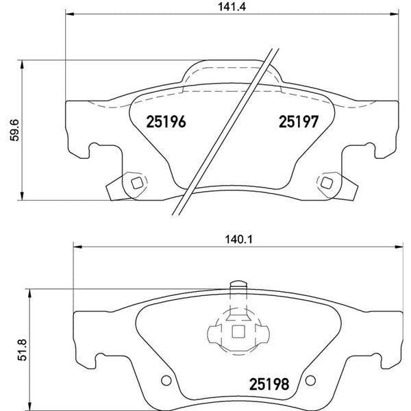 Balatas De Freno Trasera Para Jeep Grand Cherokee 2011-2021