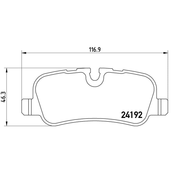Balatas De Freno Trasera Para Land Rover Range Rover 2006-2009