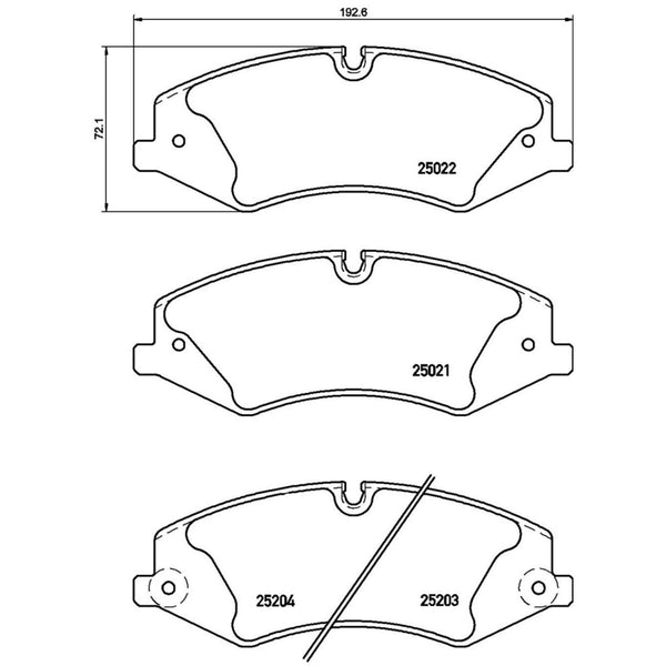 Balatas De Freno Delantera Para Land Rover Range Rover Sport 2010-2017