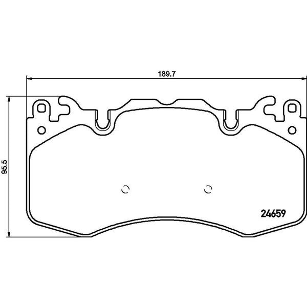 Balatas De Freno Delantera Para Land Rover Range Rover 2010-2017