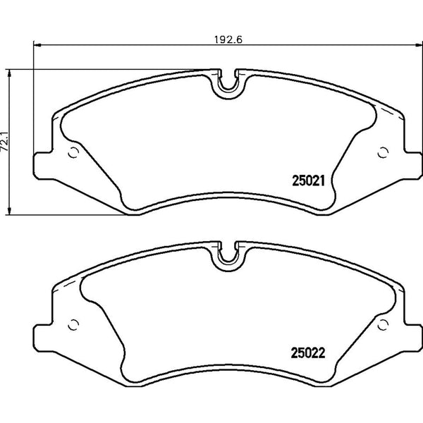 Balatas De Freno Delantera Para Land Rover Range Rover 2010-2012
