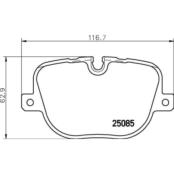 Balatas De Freno Trasera Para Land Rover Range Rover 2010-2012