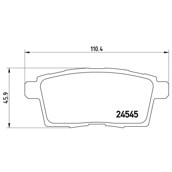 Balatas De Freno Trasera Para Mazda Cx-7 2007-2012