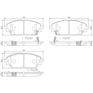Balatas De Freno Delantera Para Mazda 3 2014-2018