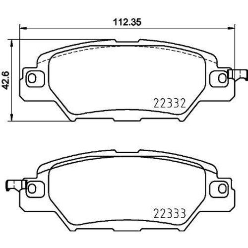 Balatas De Freno Trasera Para Mazda Cx-5 2016-2020