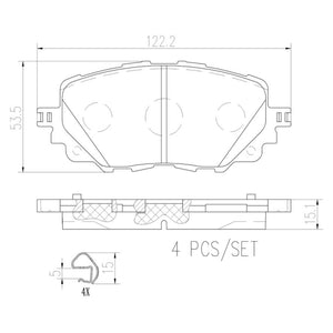 Balatas De Freno Delantera Para Mazda Mx-5 2016-2018
