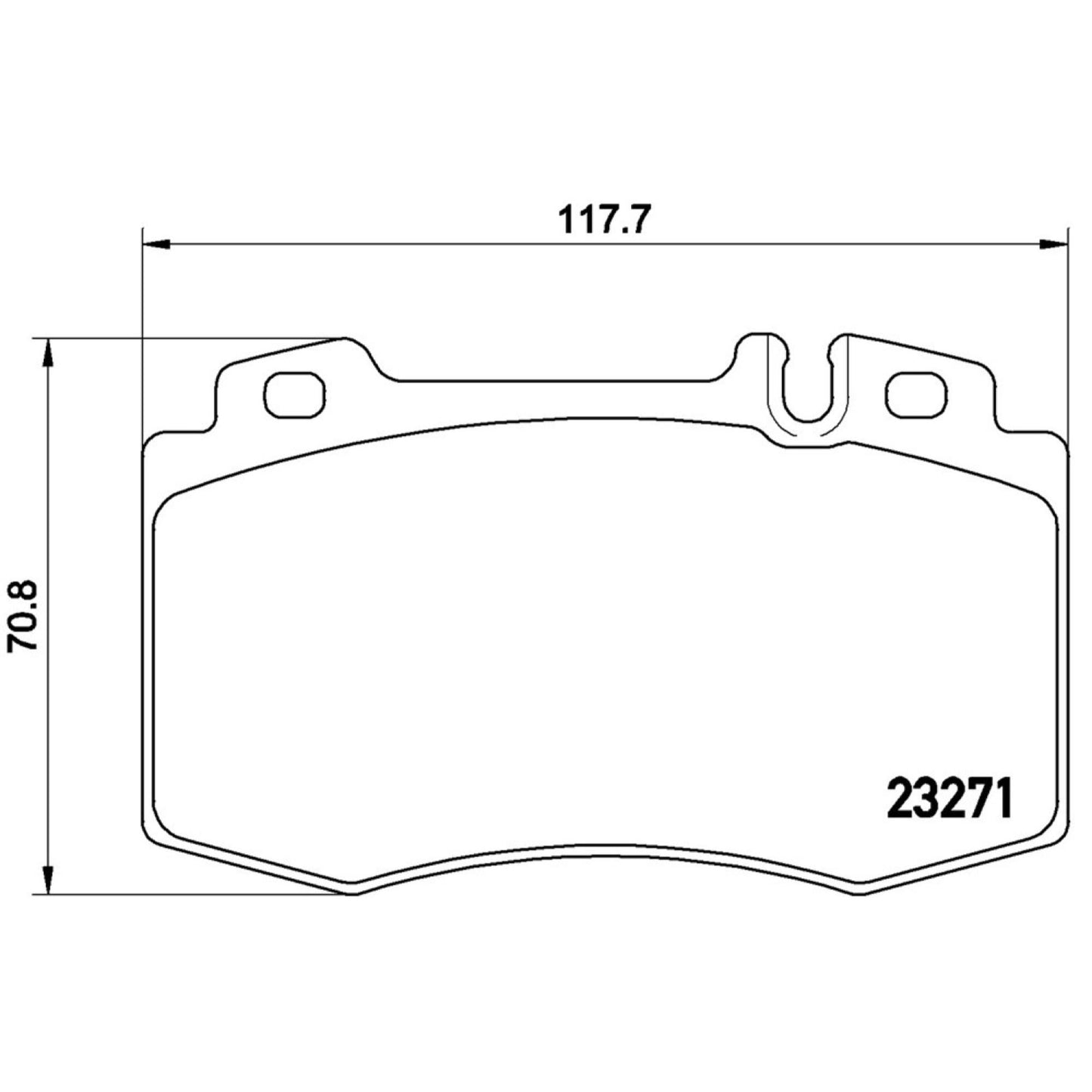 Balatas De Freno Delantera Para Mercedes-Benz Cl500 2001-2006