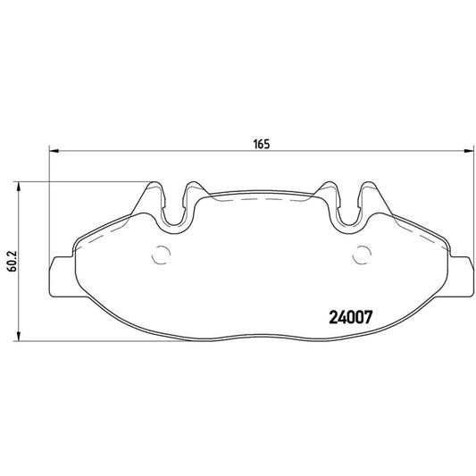 Balatas De Freno Delantera / Trasera Para Mercedes-Benz Vito 2009-2013