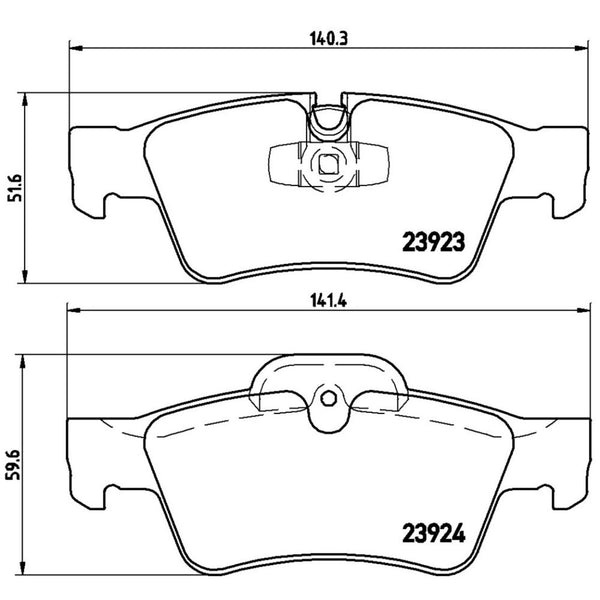 Balatas De Freno Trasera Para Mercedes-Benz G55 Amg 2005-2011