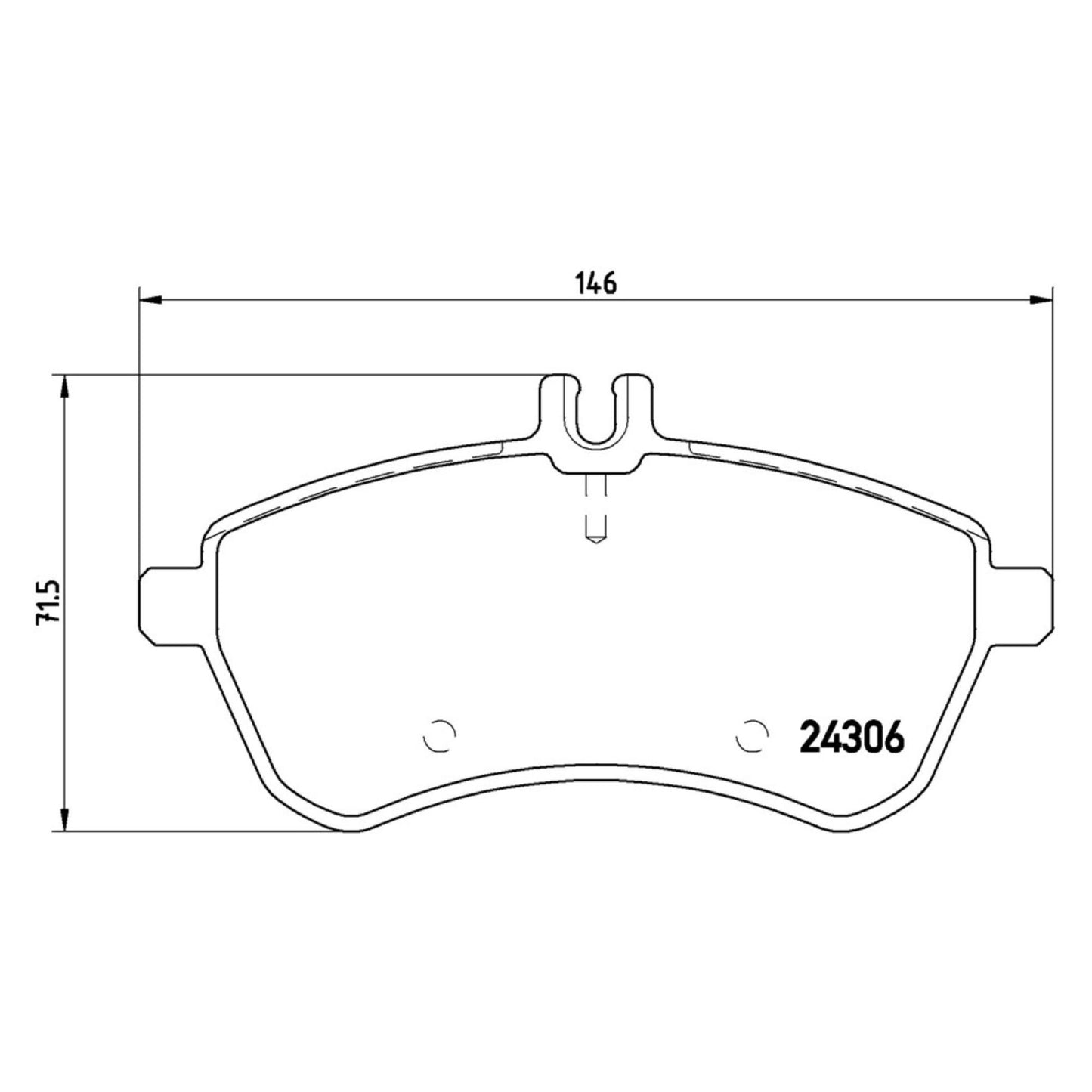 Balatas De Freno Delantera Para Mercedes-Benz C300 2008-2012