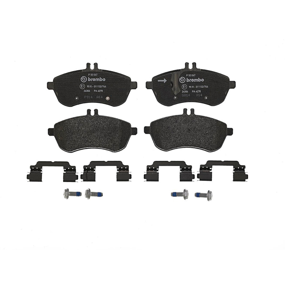 Balatas De Freno Delantera Para Mercedes-Benz C300 2008-2012