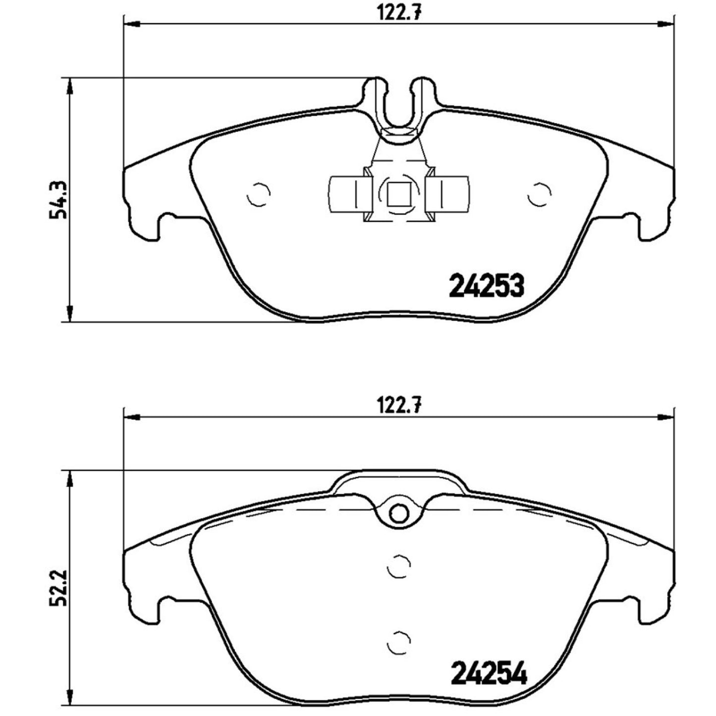 Balatas De Freno Trasera Para Mercedes-Benz C300 2008-2014