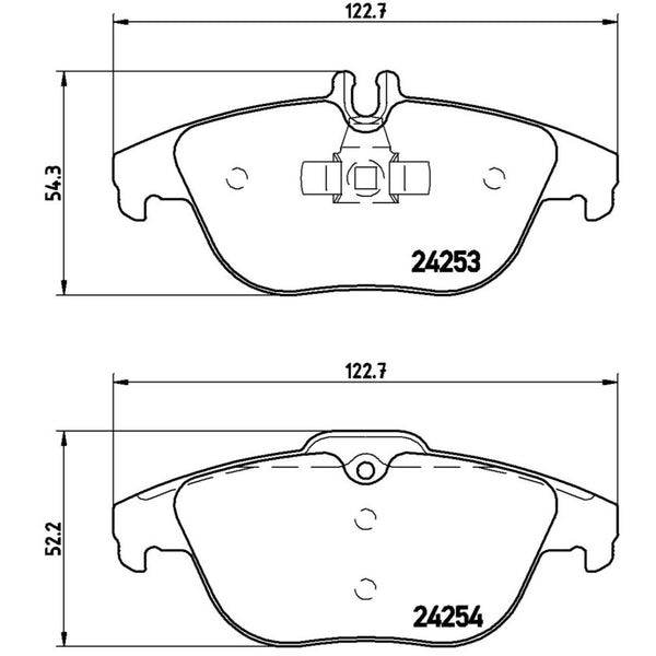 Balatas De Freno Trasera Para Mercedes-Benz C300 2008-2014