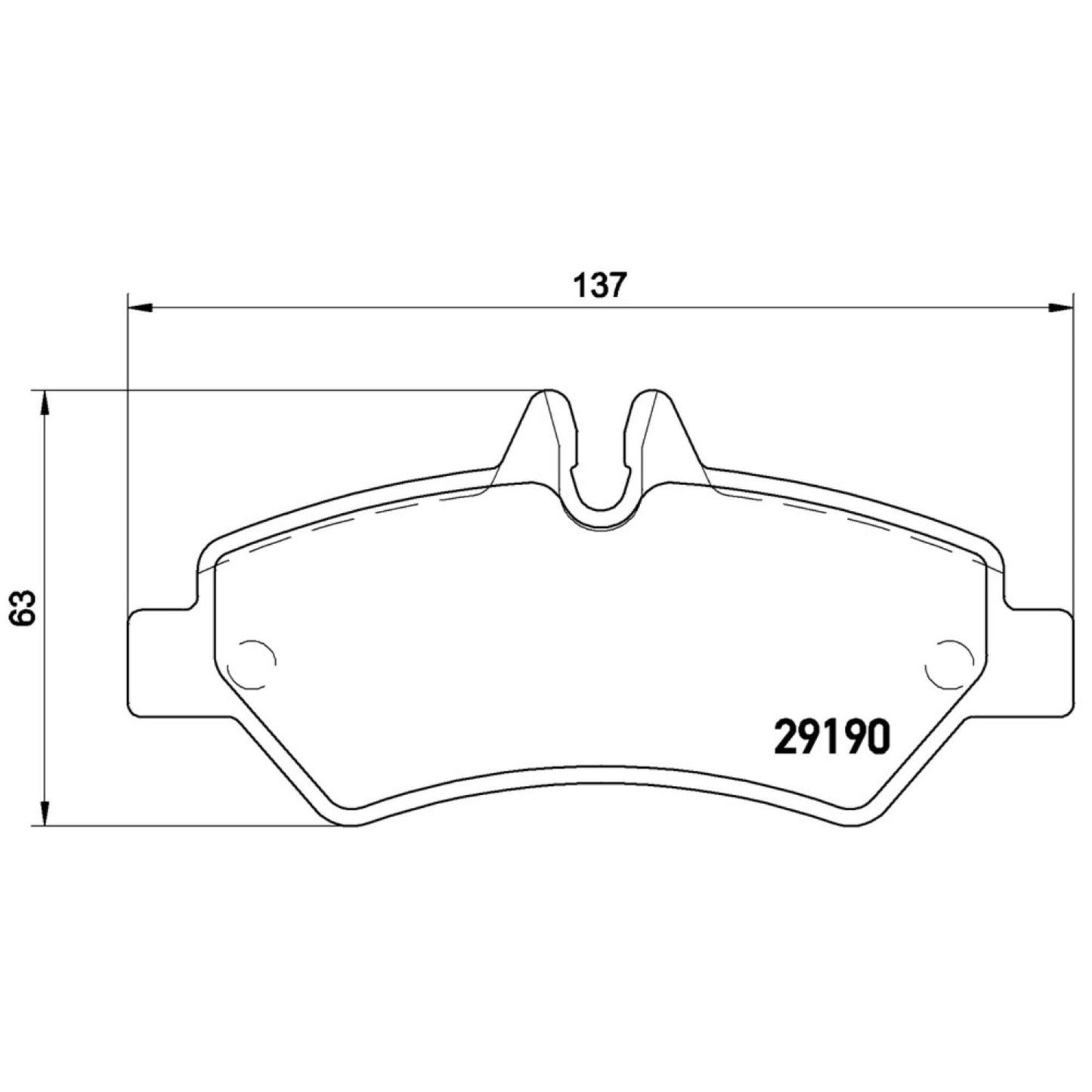 Balatas De Freno Trasera Para Mercedes-Benz Sprinter 2007-2019