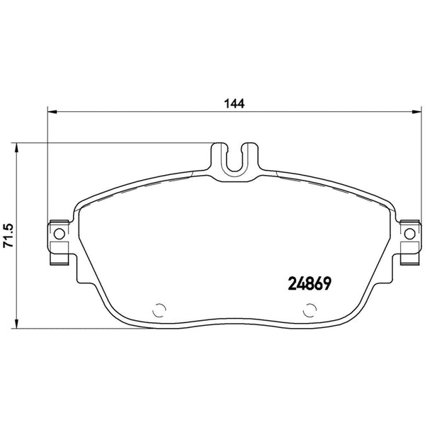 Balatas De Freno Delantera / Trasera Para Mercedes-Benz Sls Amg 2011-2015