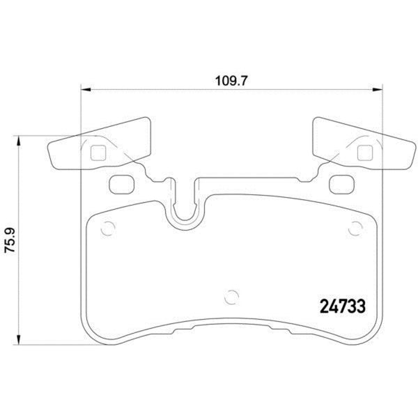 Balatas De Freno Trasera Para Mercedes-Benz Gls500 2019-2019
