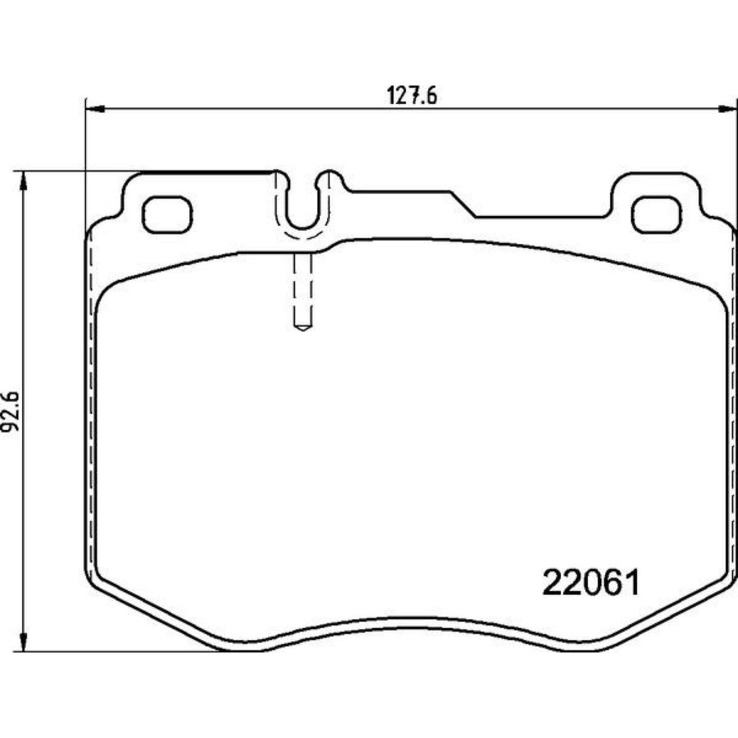 Balatas De Freno Delantera Para Mercedes-Benz Glc300 2017-2018