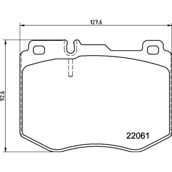 Balatas De Freno Delantera Para Mercedes-Benz Glc300 2017-2018