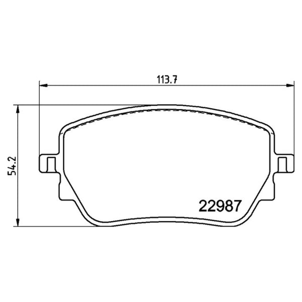 Balatas De Freno Trasera Para Mercedes-Benz Cla45 Amg 2020-2022