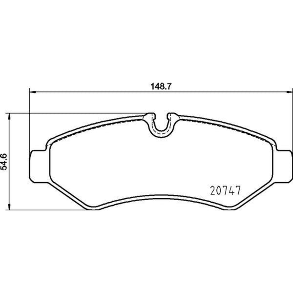 Balatas De Freno Trasera Para Mercedes-Benz Sprinter 2019-2020