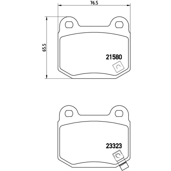 Balatas De Freno Trasera Para Nissan 350Z 2003-2008