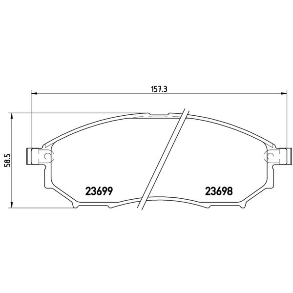 Balatas De Freno Delantera Para Nissan 350Z 2006-2008