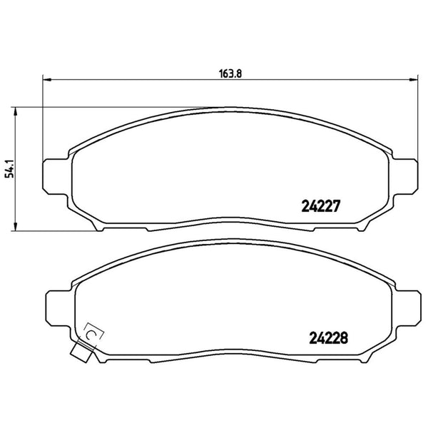 Balatas De Freno Delantera Para Nissan Xterra 2005-2015