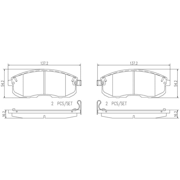Balatas De Freno Delantera Para Nissan 350Z 2003-2005