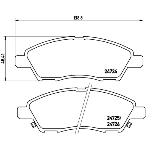 Balatas De Freno Delantera Para Nissan Versa 2012-2019