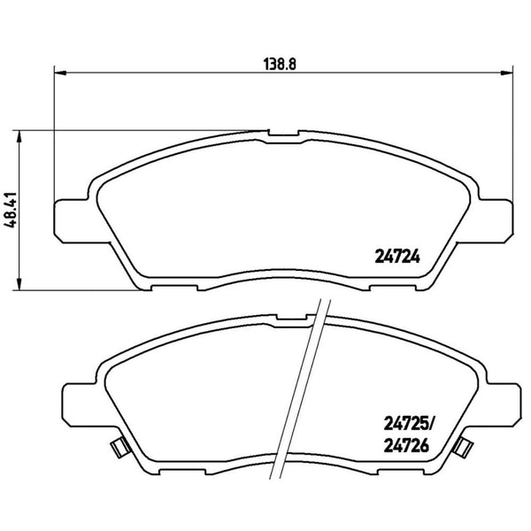 Balatas De Freno Delantera Para Nissan Versa 2012-2019