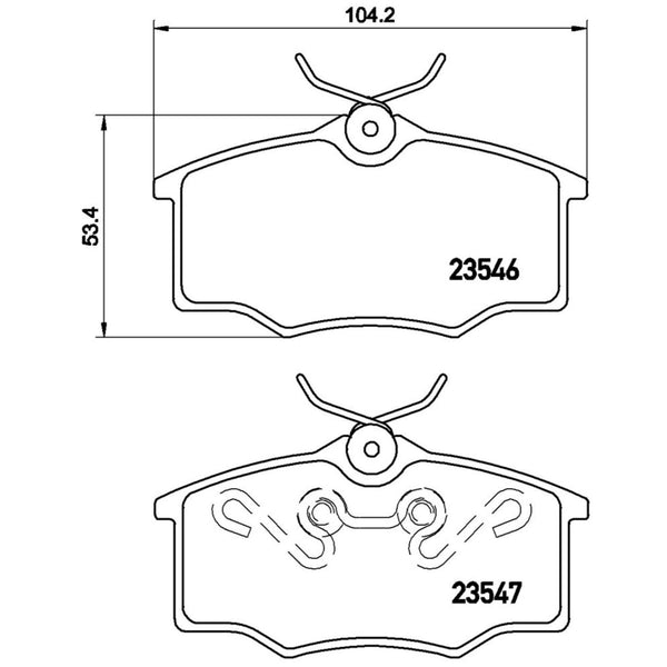 Balatas De Freno Delantera Para Chevrolet Chevy Pickup 1999-2003