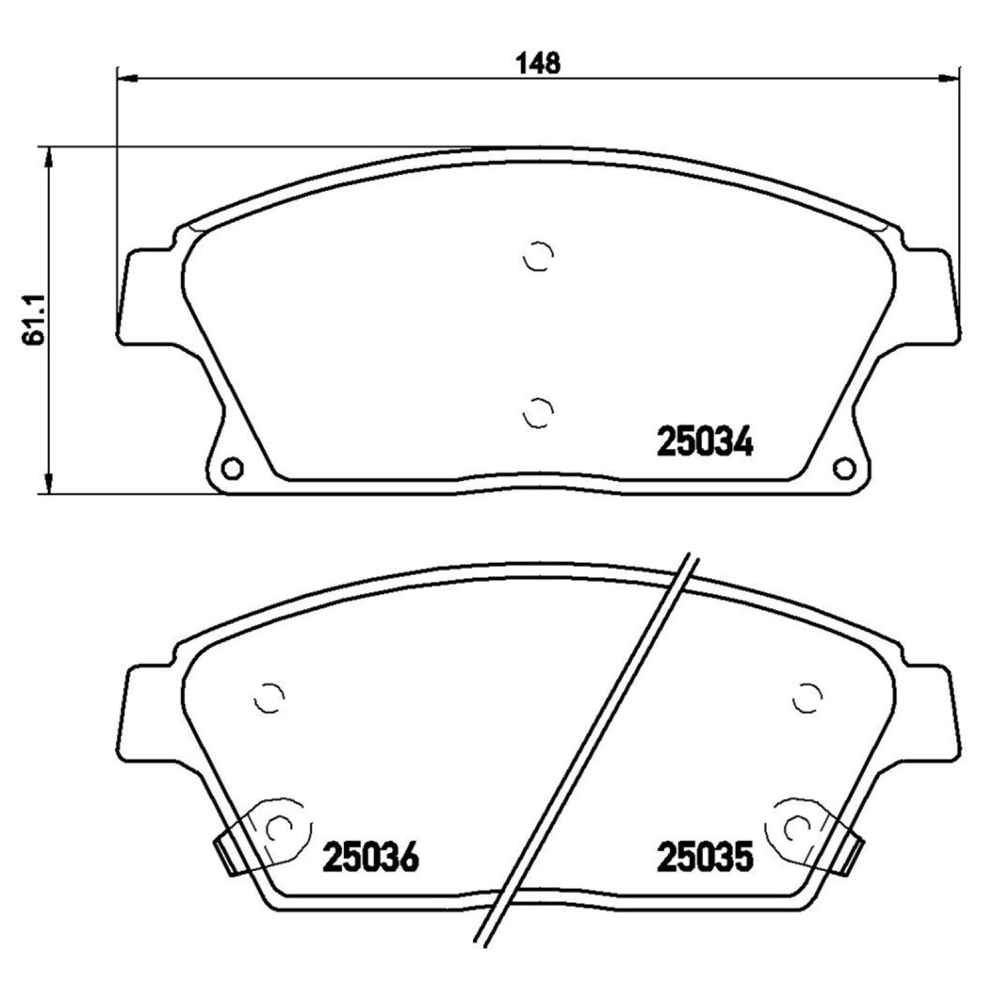 Balatas De Freno Delantera Para Cadillac Ats 2013-2016