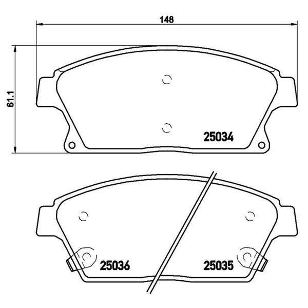 Balatas De Freno Delantera Para Cadillac Ats 2013-2016